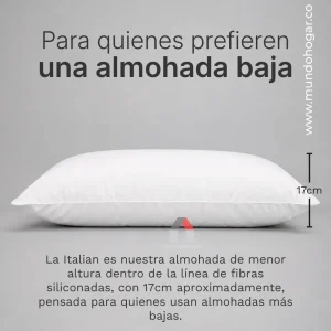 almohada-baja-italian-17-cm almohada baja italian 17 cm
