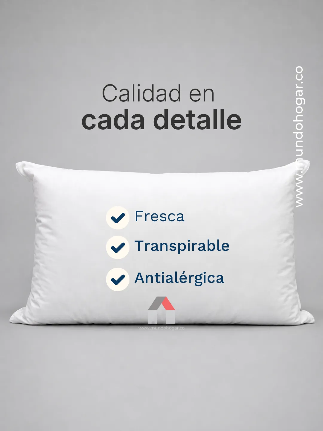 almohada italian fresca transpirable antialergica