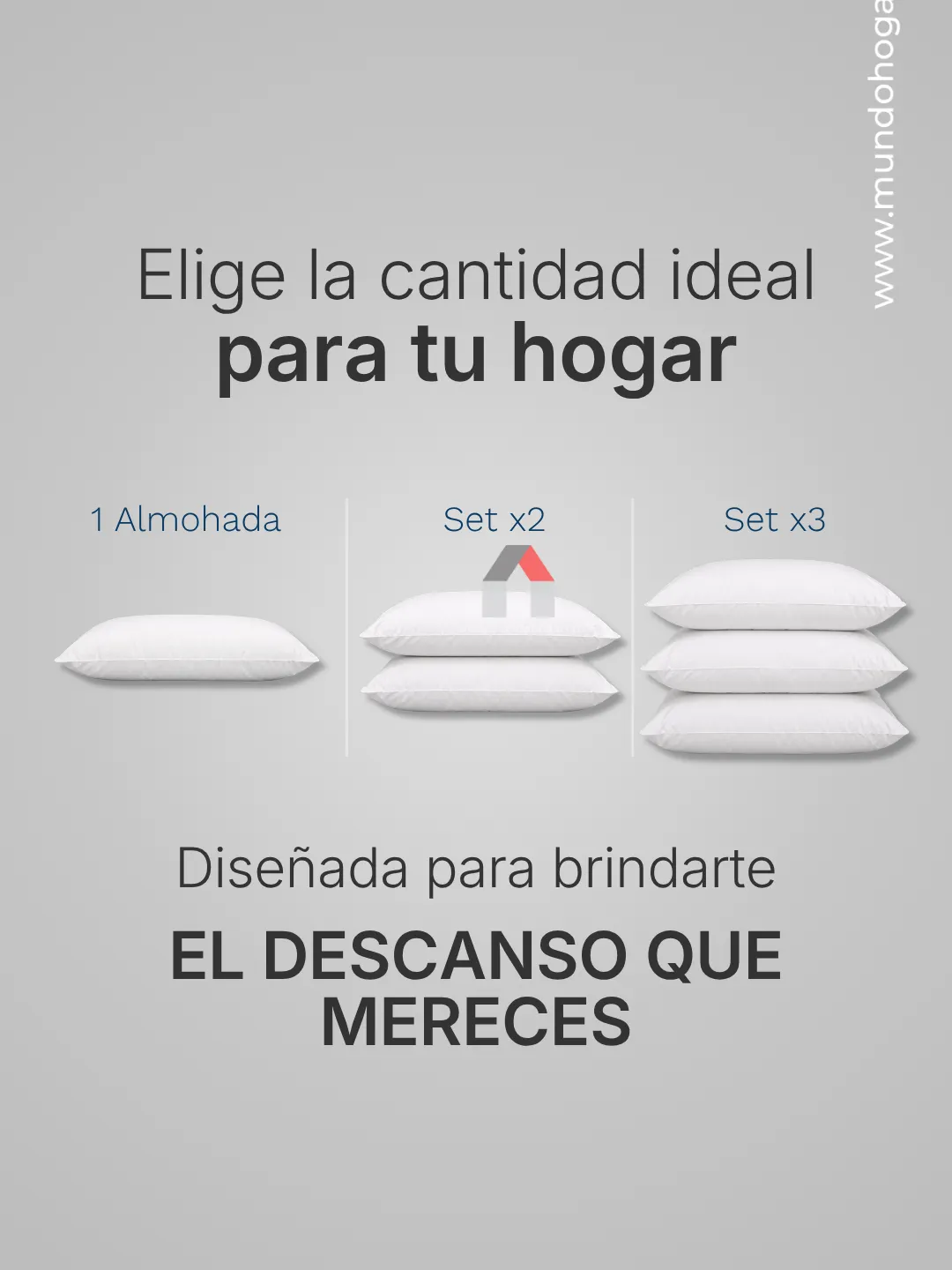 almohada italian unidad set x2