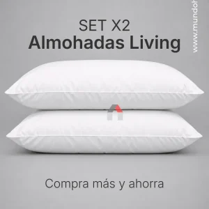 Inicio 26 Set x2 Almohadas Altas Living Spa