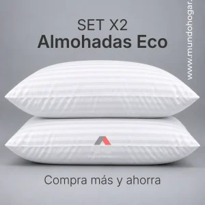 Inicio 28 Set x2 Almohadas Media Eco