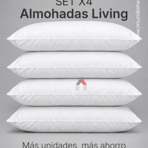 Inicio 25 Set x4 Almohadas Altas Living Spa