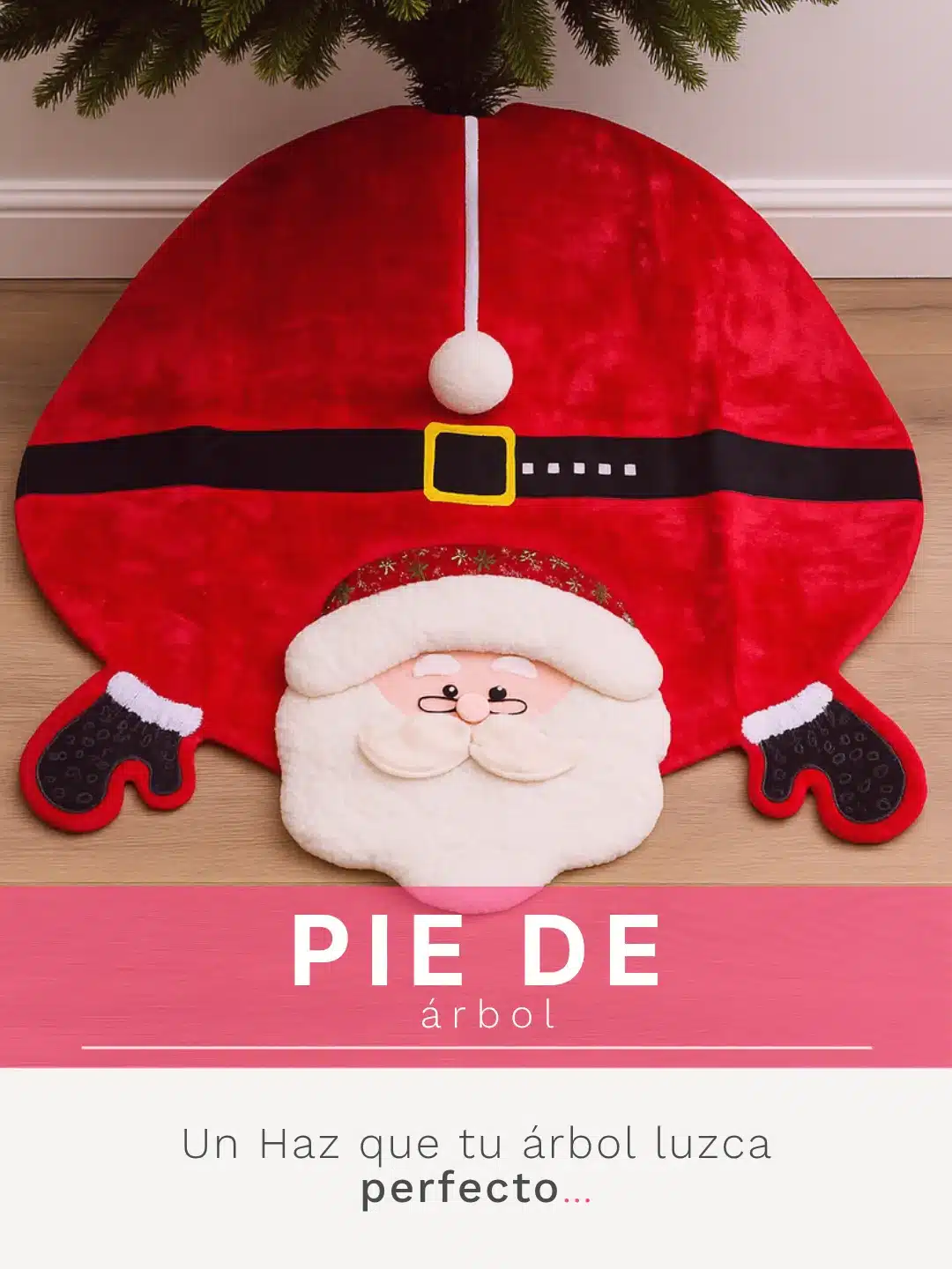 1 pie de arbol navidad frente