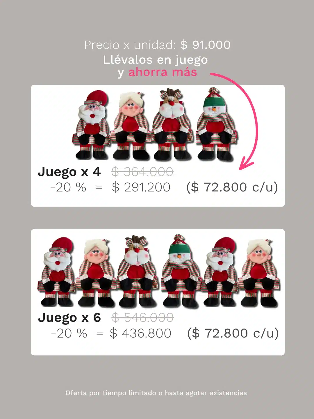 16 forros silla navidad precios web