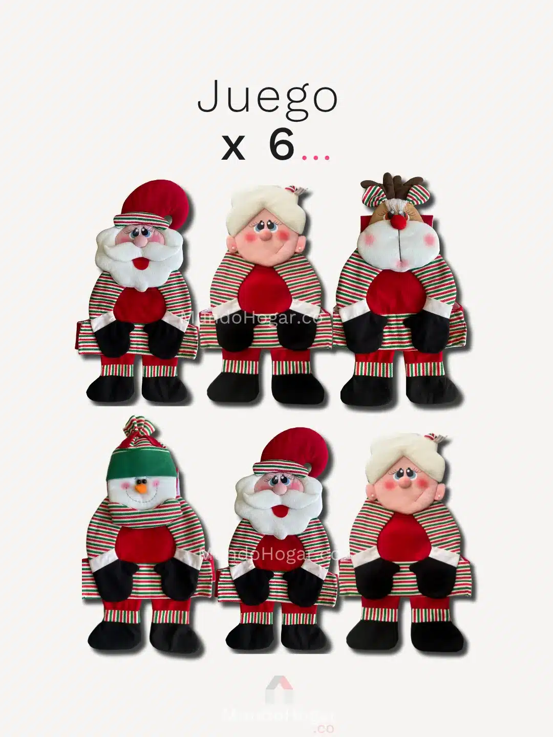 9 forros silla navidad