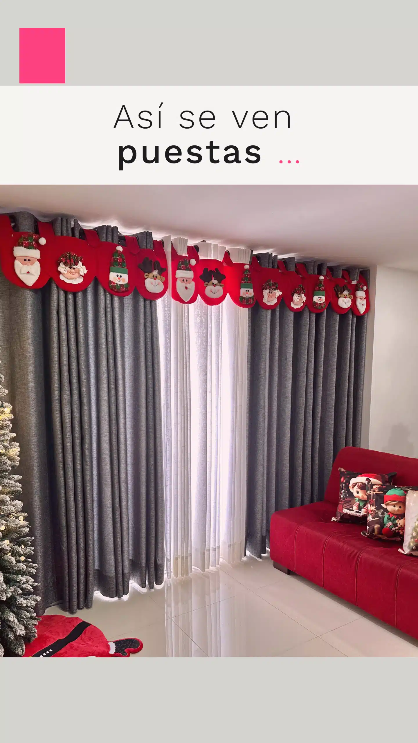 4 cenefas navidad cortinas 1