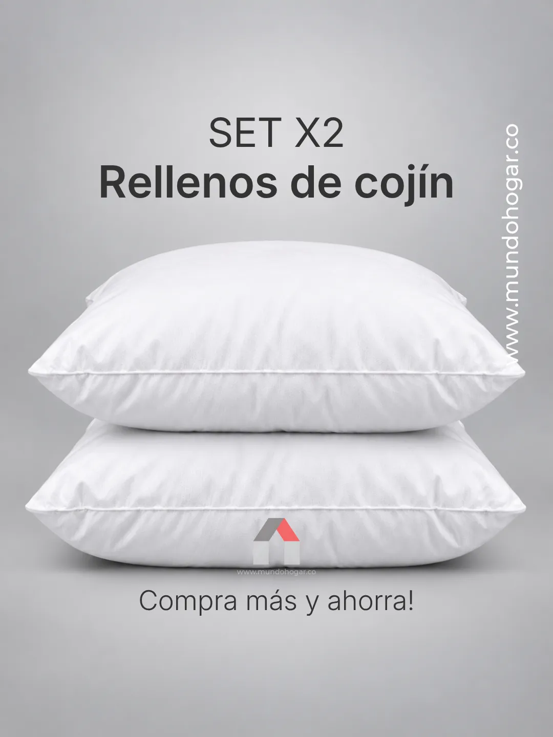 Set x2 Rellenos de cojín 45 × 45 cm