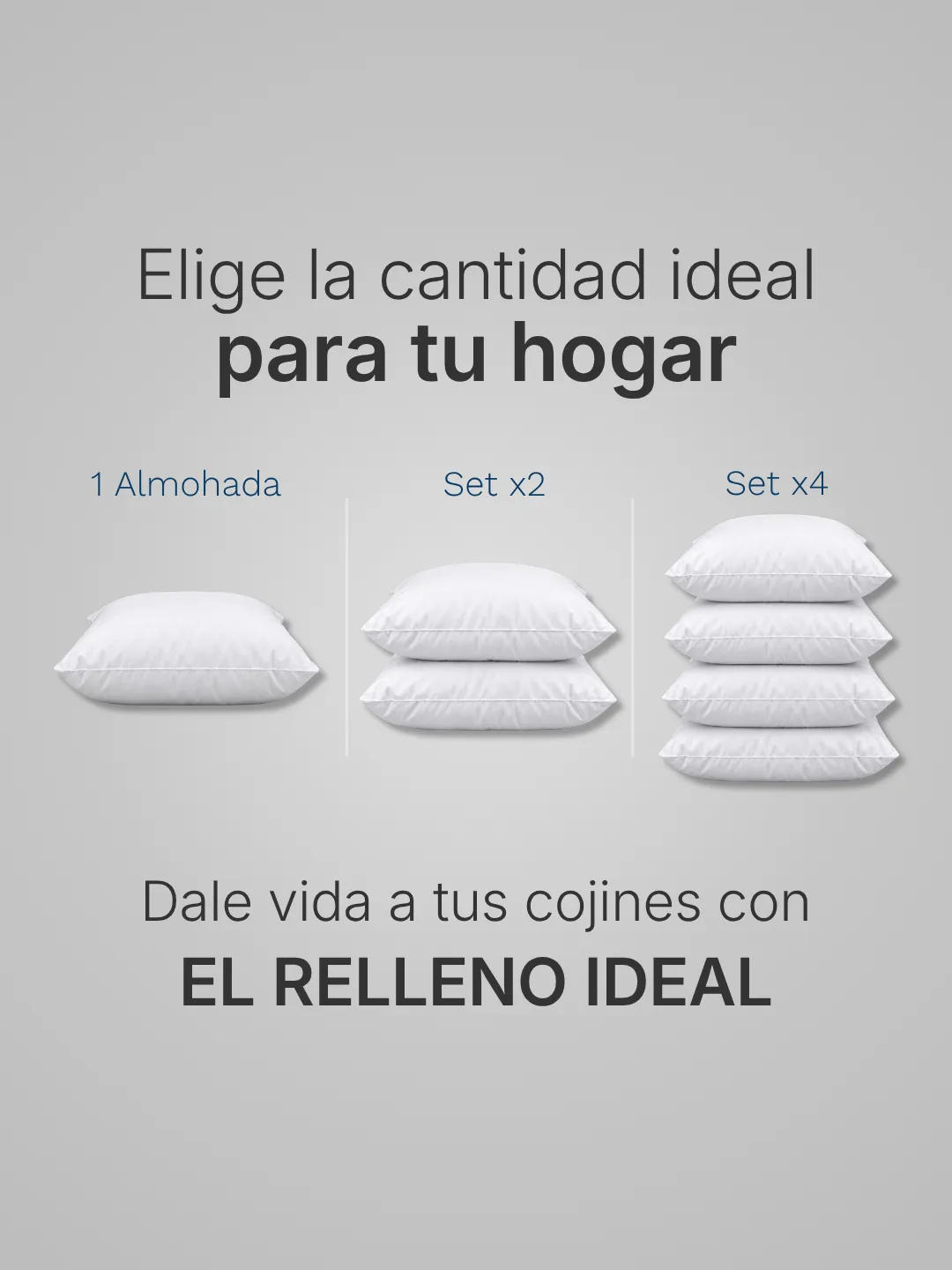 Relleno de cojin sets