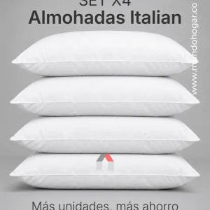 Inicio 29 Set x4 Almohadas Bajas Italian